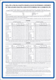 Cartello alluminio cm 30x20 tabella per la stima delle quantita di bevande alcoliche che determinano il superamento del tasso alcolemico legale