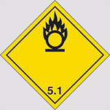 Klebefolie cm 10x10 gefahr unterklasse 51 brandfördernde wirkendere stoffe