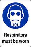 Klebefolie cm 30x20 atmungsgerät benutzen - respirators must be worn