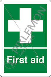 Nalepka cm 30x20 prva pomoč - first aid