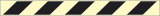 Langnachleuchtende klebefolie cm 98x4,8 gelbes/schwarzes band angabe von gefahrenzonen und hindernisse