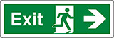 Klebefolie cm 30x10 ausgang - exit