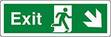 Klebefolie cm 30x10 ausgang -  exit