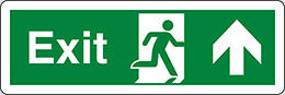 Klebefolie cm 45x15 ausgang - exit