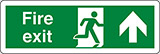 Klebefolie cm 30x10 feuer notausgang - fire exit