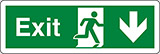 Klebefolie cm 30x10 ausgang -exit