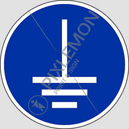 Aluminium schild durchmesser cm 60 connect an earth terminal to the ground