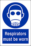 Klebefolie cm 30x20 atmungsgerät benutzen - respirators must be worn