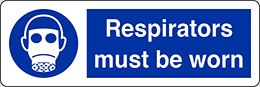 Klebefolie cm 30x10 atmungsgerät benutzen - respirators must be worn