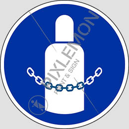 Aluminium schild durchmesser cm 60 secure gas cylinders