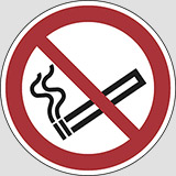 Klebefolie durchmesser cm 5 no smoking