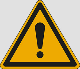 Aluminium schild sl cm 60 general warning sign