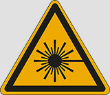 Klebefolie sl cm 10 warning: laser beam