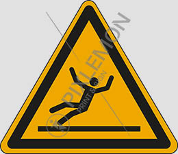 Aluminium schild sl cm 30 warning: slippery surface