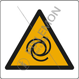 Alu-schild cm 12x12 warnung vor automatischem anlauf - warning: automatic start-up