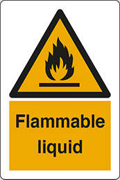 Klebefolie cm 30x20  feuergefährlichen stoffen -flammable liquid