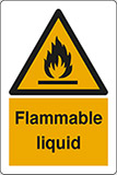 Klebefolie cm 40x30   feuergefährlichen stoffen -flammable liquid