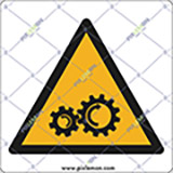 Adhesive sign cm 4x4 gear in motion