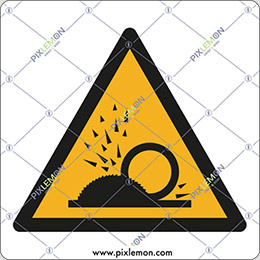 Adhesive sign cm 8x8 chips fly