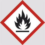 Adhesive sign cm 2x2 n° 48 flammable substance