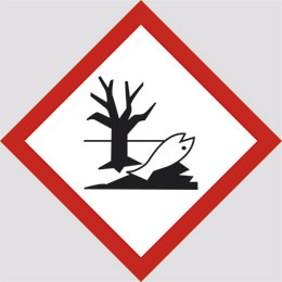 Adhesive sign cm 5,7x5,7 n° 6 dangerous for the environment