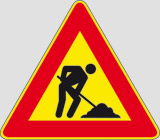 Temporary traffic signs