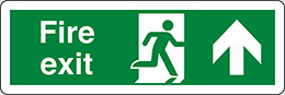 Self ahesive vinyl 60x20 cm fire exit