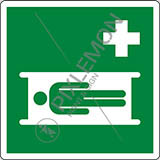 Aluminium sign cm 12x12 stretcher