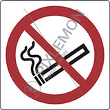 Adhesive sign cm 4x4 no smoking