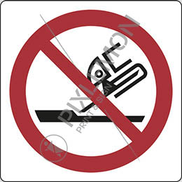 Aluminium sign cm 12x12 do not use for face grinding