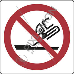 Aluminium sign cm 35x35 do not use for face grinding