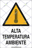 Cartello alluminio cm 30x20 alta temperatura ambiente