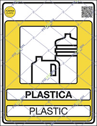 PIXLEMON Cartello Segnale "Caduta Neve" In Plastica 30x20 Cm – Pittogramma UNI EN ISO 7010