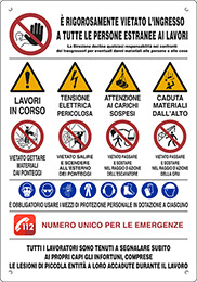 Cartello polionda cm 80x60 sign group