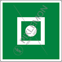 Cartello alluminio cm 12x12 allarme generale a bordo - shipboard general alarm