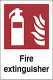 Adesivo cm 40x30 fire extinguisher