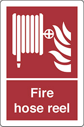 Cartello plastica cm 40x30 fire hose reel