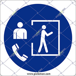 Cartello alluminio cm 20x20 entrare solo con un supervisore esterno - entry only with supervisor outside