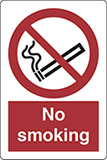 Adesivo cm 30x20 no smoking