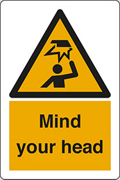 Adesivo cm 40x30 mind your head