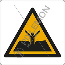 Cartello alluminio cm 20x20 attenzione; sabbie mobili o fanghi/fanghi profondi o limo - warning; quicksand or mud/deep mud or silt