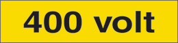 Oznaka nalepka cm 12,5x6 400 volt