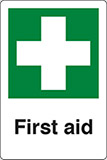 Nalepka cm 30x20 prva pomoč - first aid