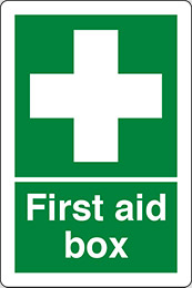 Nalepka cm 40x30 komplet za prvo pomoč - first aid box